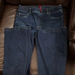 SPANX Women's Dark Blue Flare Jeans